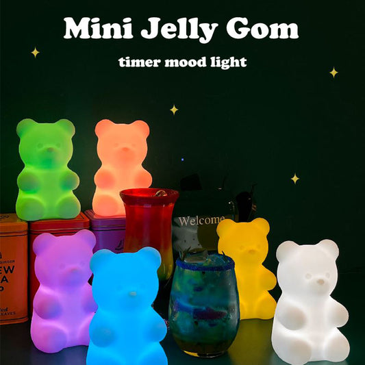 韓國Monosmile - 矽膠無線Teddy Bear氣氛燈