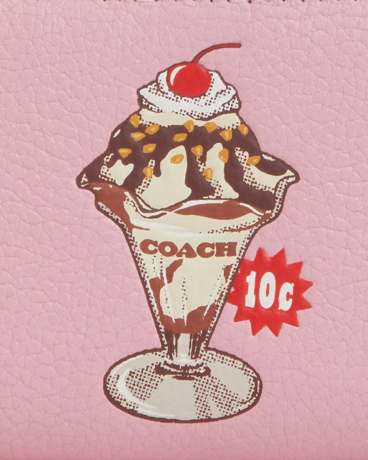 加拿大Coach - Snap Wallet With Sundae Graphic (COACH-CU385)