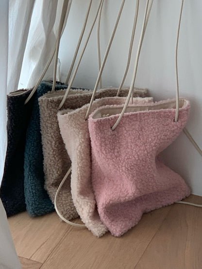 韓國製 Fluffy A4 Tote Bag (BAR05_1452)