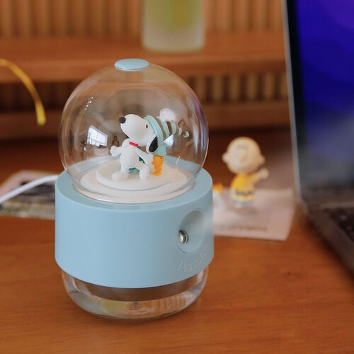 韓國PEANUTS - Snoopy史努比雪球音樂盒心情燈加濕器